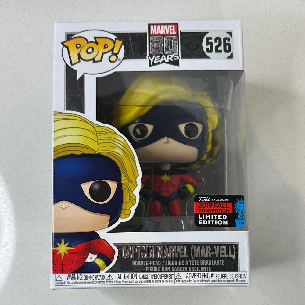 Funko Pop Captain Marvel (Mar-Vell) #526 Fall Convention Exclusive